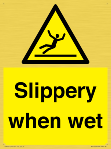 slippery when wet